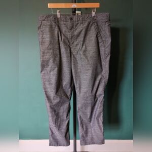 Men's Hurley Gray Flat FrontPerformance Fit Pants, Size 40x32